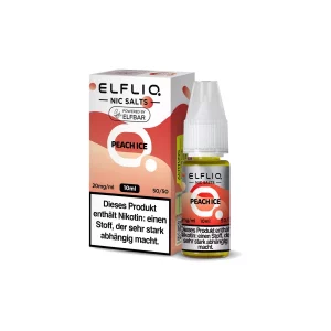 ELFLIQ Peach Ice 10 / 20 mg/ml - Nikotinsalz Liquid by Elfbar - 10 mg / ml