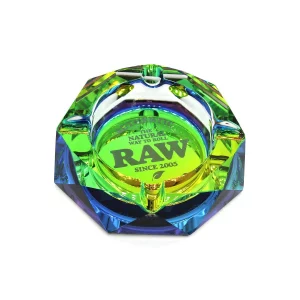 RAW Rainbow Glas Aschenbecher