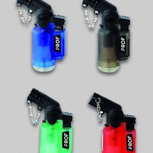 Prof Jetflame Feuerzeug schwarz