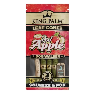 King Palm Cones Dog Walker Size Red Apple