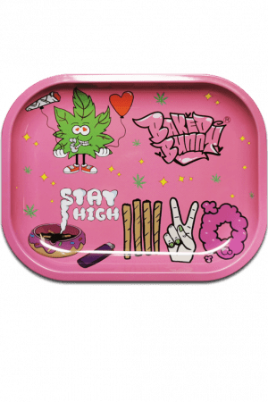 B18cm x H14cm - Rolling Tray Metall - Baked Bunny Stay High [RT41]