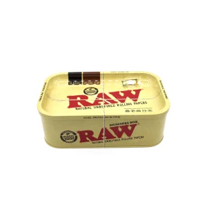 RAW Munchies Box mit Rolling Tray Deckel