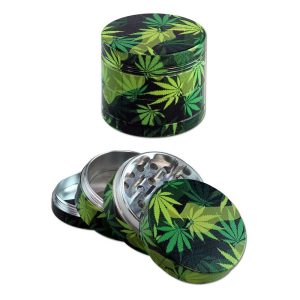 Black Leaf 'Camouflage' Aluminium Grinder 4-tlg.