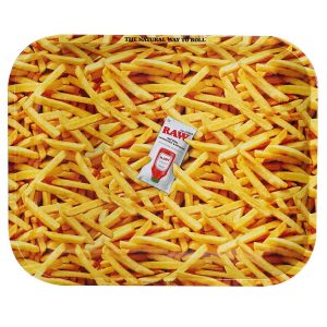 RAW French Fries Rolling Tray L (Metall 340x275x27mm)