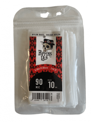 Rosin Bag Poppins Lab Nylonbeutel 90 Mikron 5x11 cm (10er-Pack) Pop