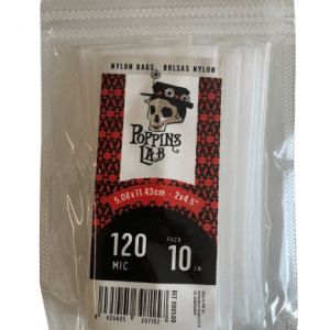 Rosin Bag Poppins Lab Nylonbeutel 120 Mikron 5x11 cm (10er-Pack)