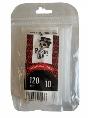 Rosin Bag Poppins Lab Nylonbeutel 120 Mikron 5x11 cm (10er-Pack)