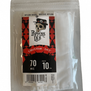 Rosin Bag Poppins Lab Nylonbeutel 70 Mikron 5x11 cm (10er-Pack) Pop