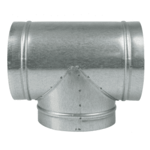 Ventilution T-Stück, Metall, für ø 160 mm