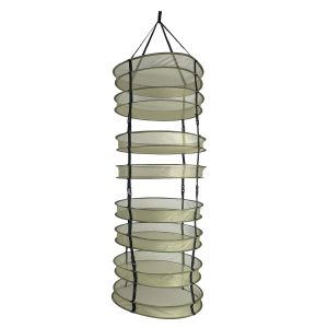 Caluma Trockennetz Ø 60 cm, 8 Etagen mit Clipper, faltbar