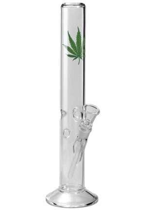 Glasbong Ice 'Hanfblatt'