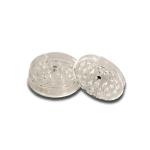 Kunststoffgrinder 3-tlg. klar, Ø 63/57mm H 36mm