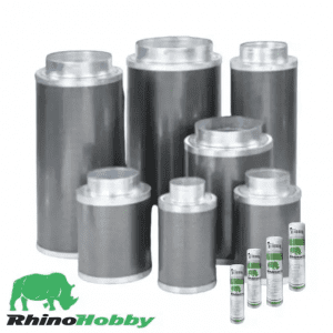 Rhino Hobby Aktivkohlefilter 125x300mm – 300–425 m³/h