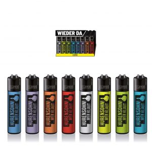 CLIPPER' Feuerzeug 'Hurensohn wer klaut'  Nachfüllbar