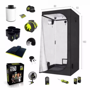 Garden Highpro Growbox Set 60x60x160 cm | LED mit 60 Watt