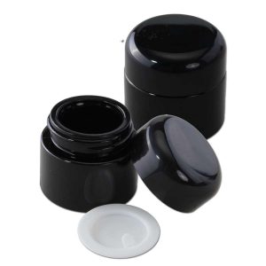 Weithalsdose Violettglas 10ml, Ø 35mm H 36mm