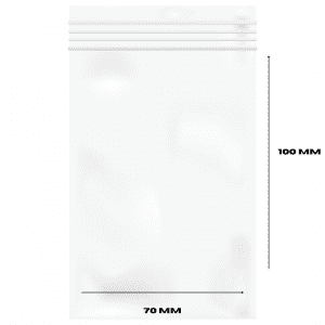 Lucid Glass® ZIP Beutel 70x100mm (10 Beutel á 100 Stk. je VE)