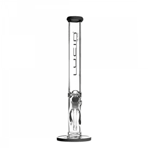 Lucid Glass® Bong, 7mm, Ø 50mm, H 45cm, Schliff 18,8mm, Black