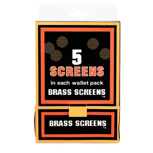 Bong Screen 5er Pack Ø 20mm - Messing