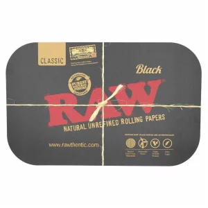 RAW Metal Rolling Tray Black Small 27,5 x 17,5 cm