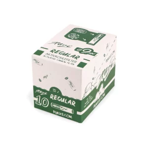 PURIZE Aktivkohlefilter Regular Size 9mm (10 Stück)