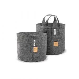 Textile Pot Grey – 16 L – Root Pouch