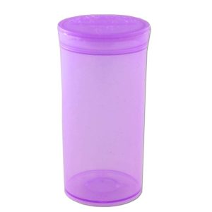 Aufbewahrungsdose mit Pop-up Deckel 48ml lila Ø 33mm H 70mm