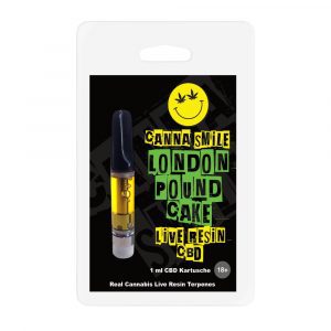 London Pound Cake Live Resin CB Vape Kartuschen