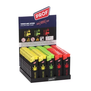 Prof Feuerzeug Leaves Colorflame Flamy