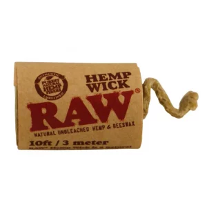 RAW Hemp Wick – 3 Meter Docht Hanfblüten