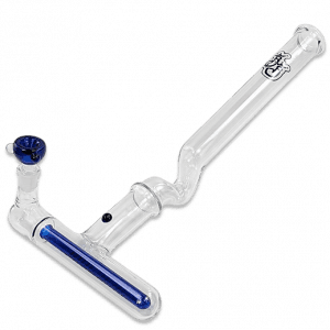 Bong „Kinky“ – 45 cm liegende Bong mit Stabperkolator – 4mm