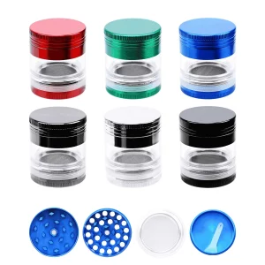 Atomic Metal Grinder 4-teilig - 40mm - Sichtfenster