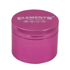 Elements Grinder Aluminium Pink Large 4-teilig Ø 61 mm