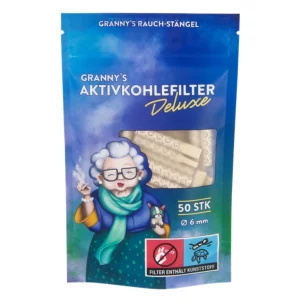 GRANNYS Weed Deluxe Aktivkohlefilter 6mm (50 Stück)